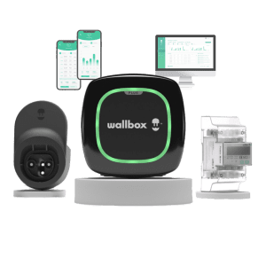 Wallbox Pulsar Plus 22 kW + Wallbox Power Boost 3 fázis + Kábel dock | Type2 - 5m | fekete